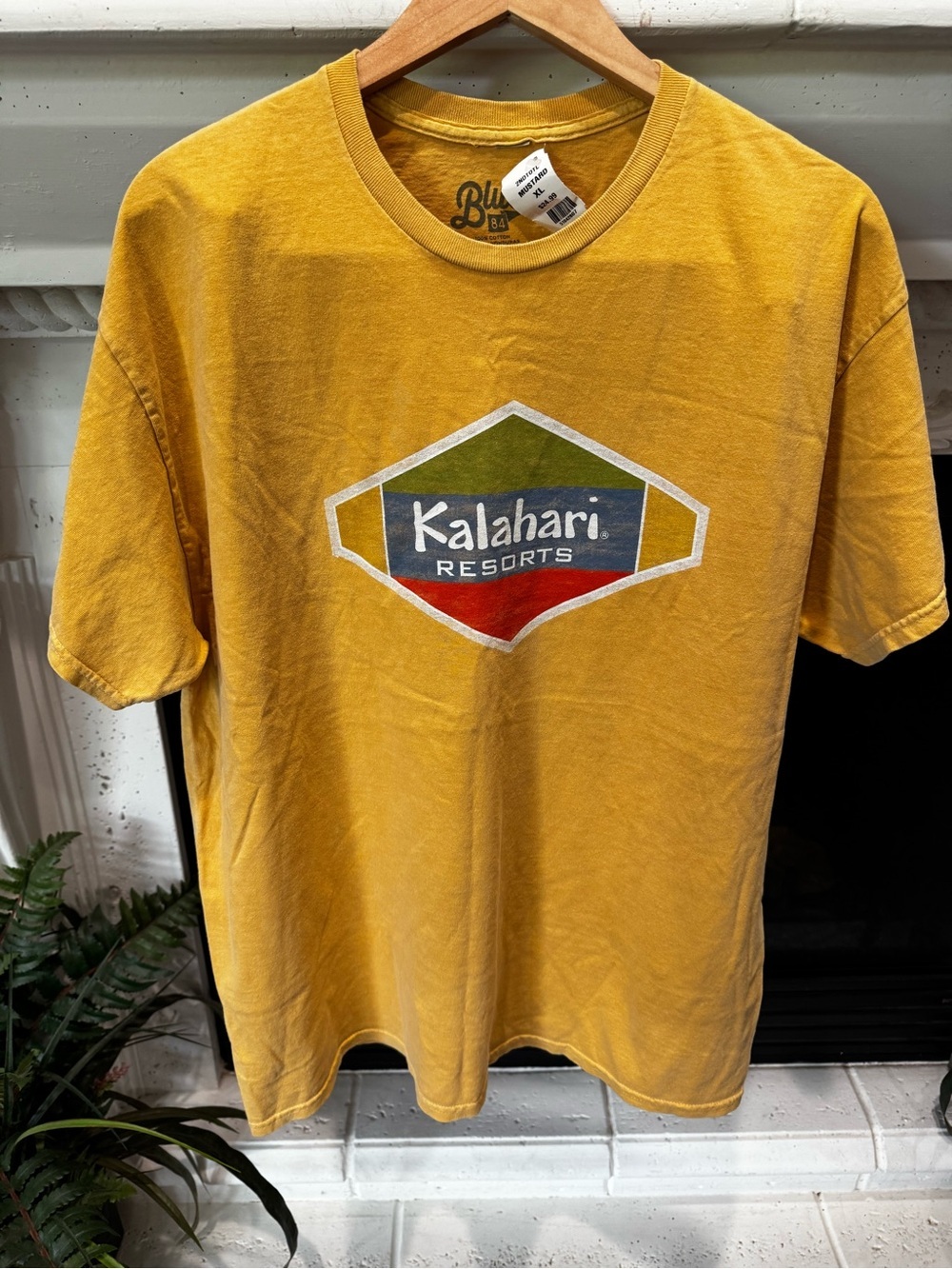 🆕 Blue 84 Yellow Kalahari Resorts Graphic Tee